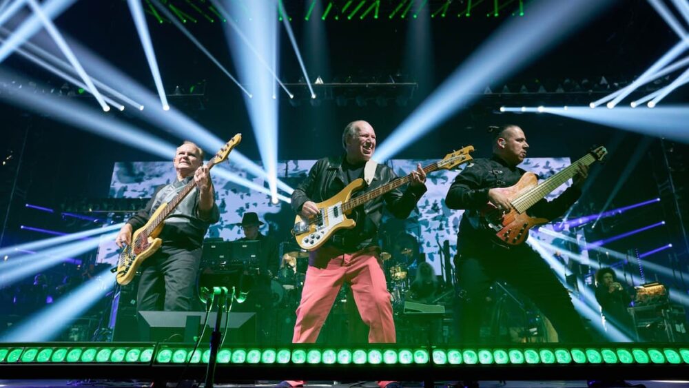 Hans Zimmer performing on tour